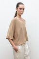 Sweater oversized beige