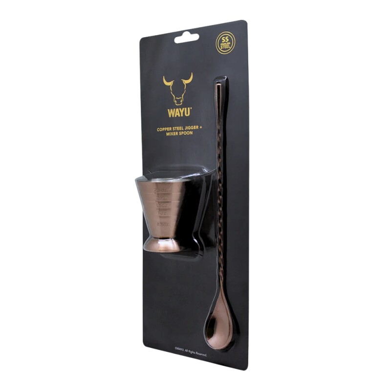 Wayu Set Medidor Y Cuchara Copper Line Wayu Set Medidor Y Cuchara Copper Line