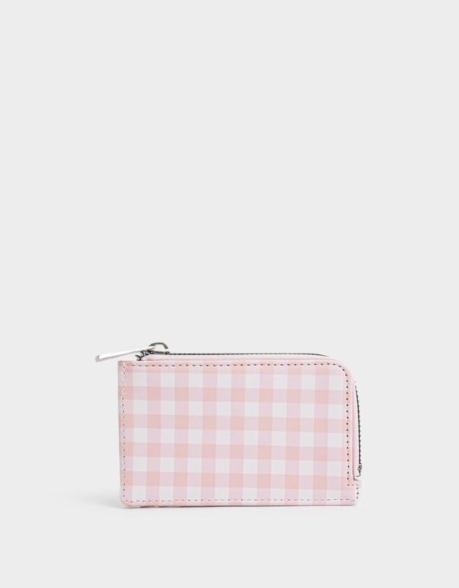 Tarjeteros Tarjetero Cuerina Vicky - Estampado Geometrico