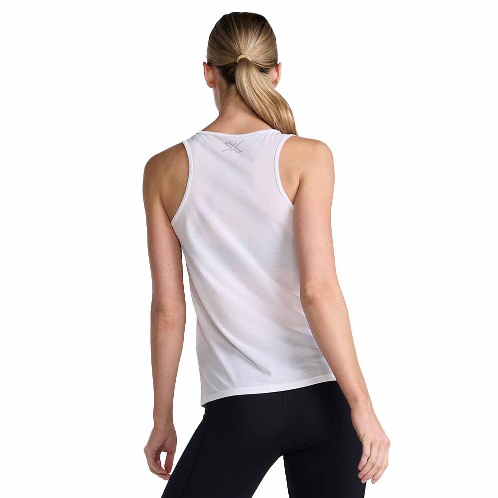 Aero Singlet - Mujer White/silver Reflective