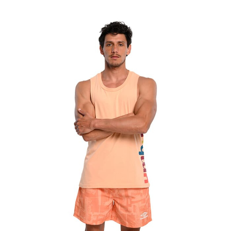 Musculosa Umbro de Hombre - 20106012 Coral-multicolor