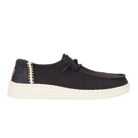 Wendy Espadrille Woven - Mujer Black