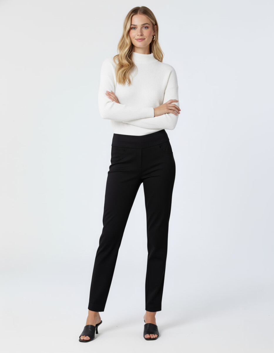 Pantalon Pull On - Negro 
