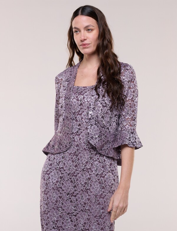 Conjunto Vestido & Chaqueta LAVANDA