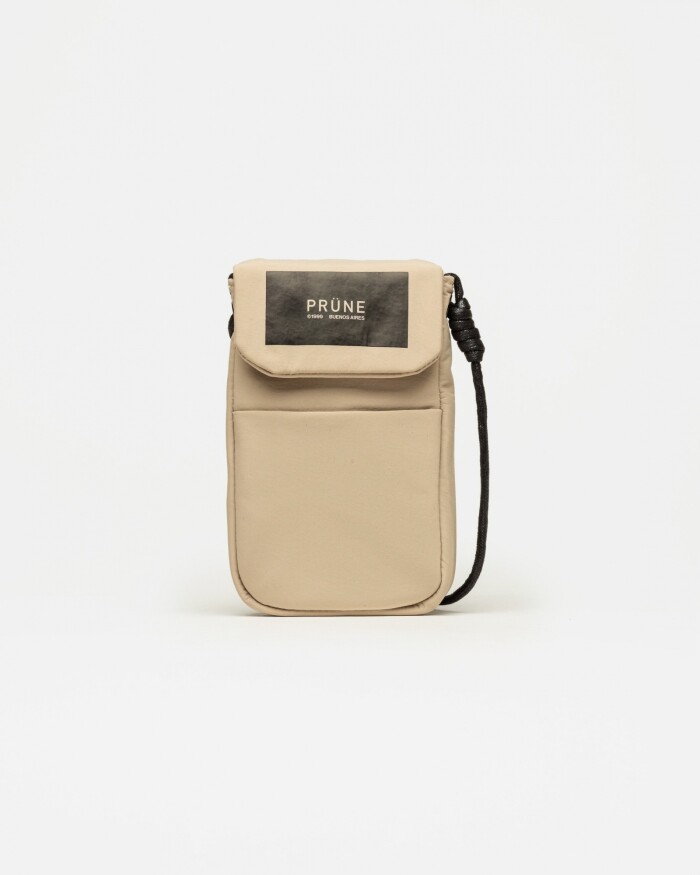 Porta celular Adventure en nylon Natural