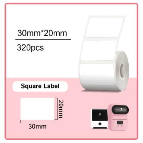 Etiqueta 20mm*30mm blanca impresora M110 320 uds. Etiqueta 20mm*30mm blanca impresora M110 320 uds.