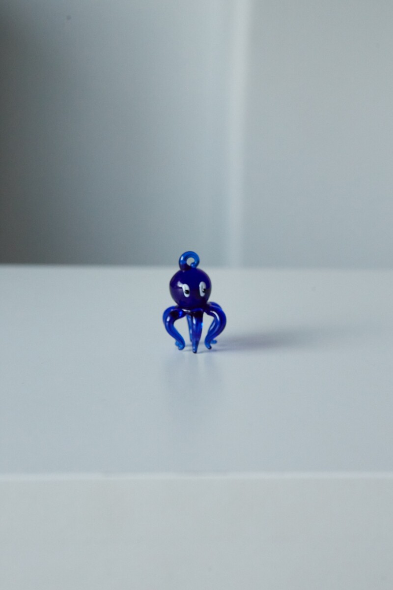 DIJE PULPO - AZUL 