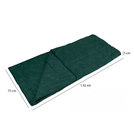 Sobre Saco de Dormir Mor 1.92Mt con Bolso Transporte Camping Verde