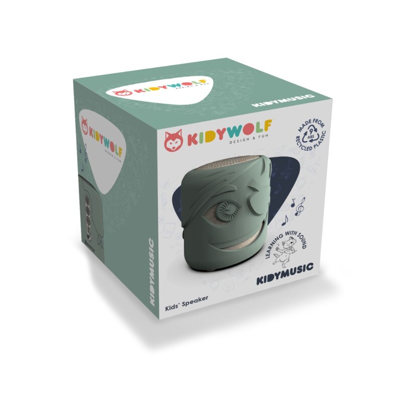 KIDYMUSIC Parlante Inalámbrico Bluetooth Usb , Aux, Micro Card Kidywolf - Rosa