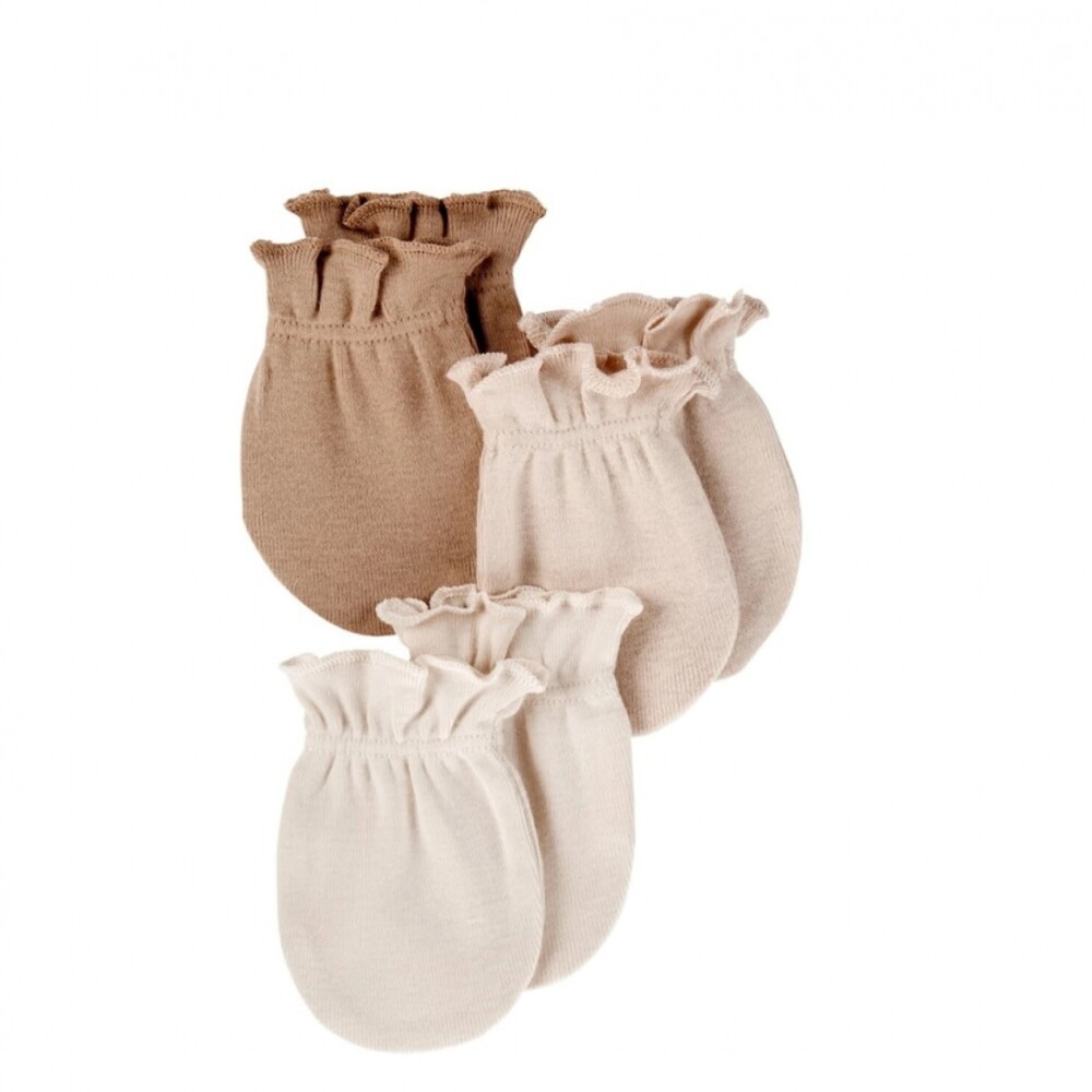 Set x3 mitones carters beige