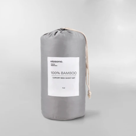 SÁBANA ORGANIC BAMBOO Gris - 2 PLAZAS