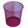 PAPELERA ALAMBRE COLOR ROSADO