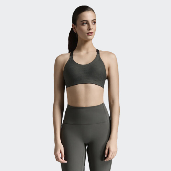 Top 2XU Aero Medium Impact Bra Gris