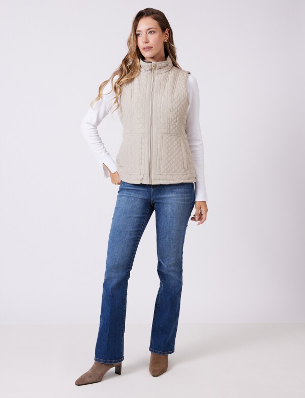 Chaleco Abrigo BEIGE