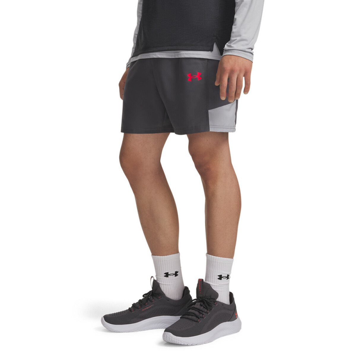 UA Tech Utility Shorts-GRY - GRY-025 