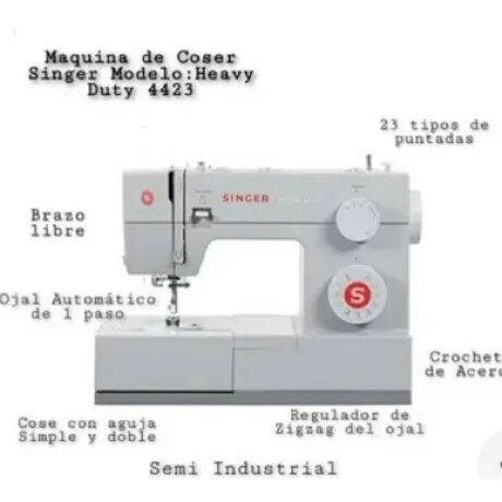 Máquina de Coser Singer 23P HD4423 001