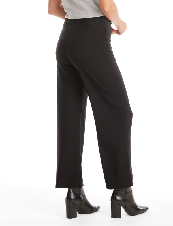 Pantalon Wide Leg NEGRO