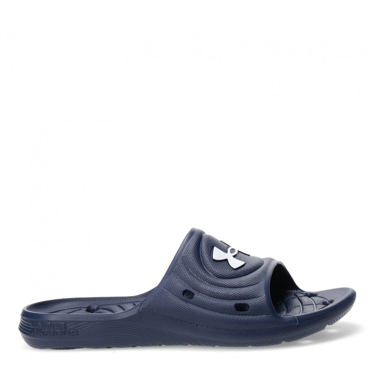 Chanclas de Hombre Under Armour Locker IV Under Armour - Azul Marino - Blanco 