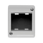 Caja exterior para 2 módulos gris - Ave ELE01086