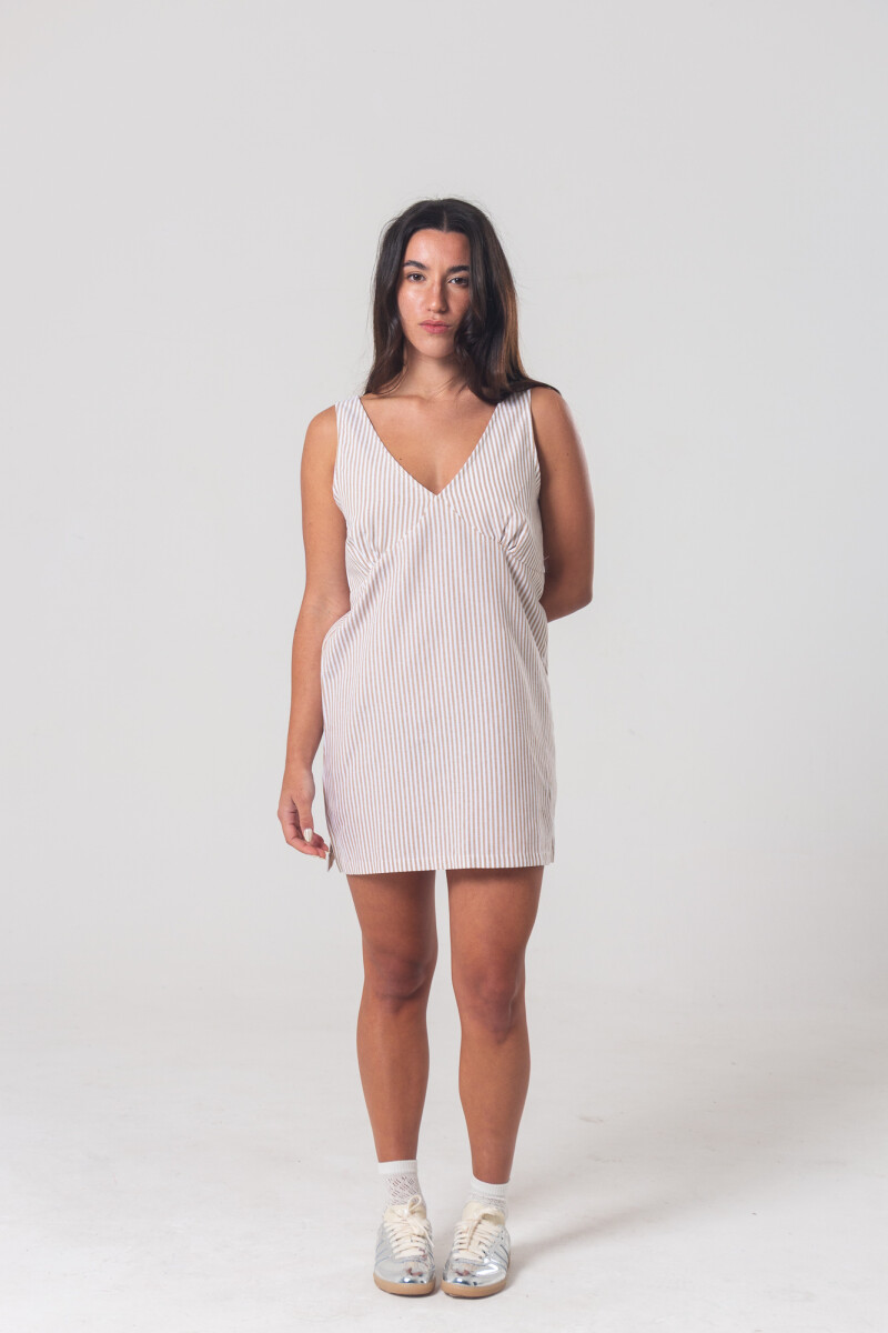 Vestido Pulau Ito - Beige 