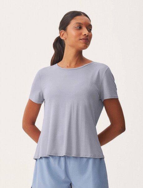CAMISETA DEPORTIVA MANGA CORTA LILA