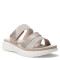 Sandalias de Mujer Lady Confort s DINAN con dos tiras Beige