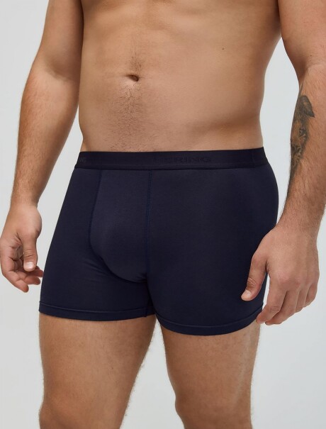 KIT CON 2 CALZONCILLOS BOXER LARGOS AZUL