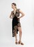 Vestido Floral Negro