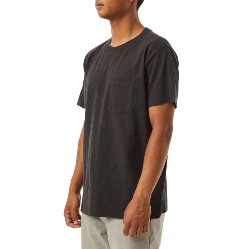 Remera Katin Slub Base - Black wash Remera Katin Slub Base - Black wash