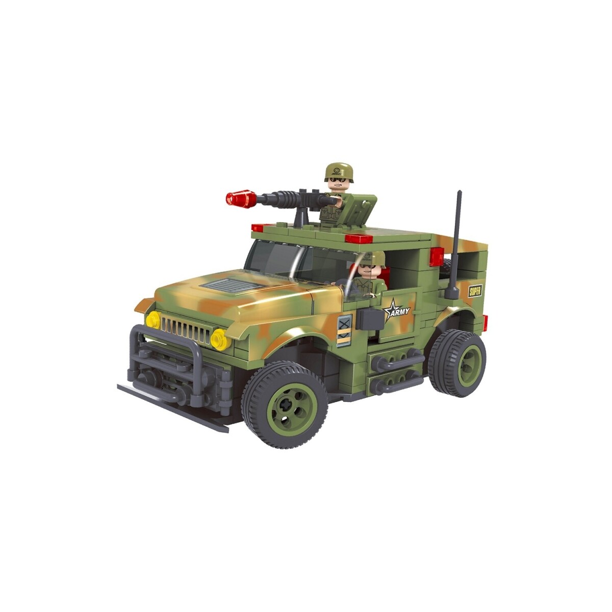 Camioneta Bloques Infantiles 284 Piezas Ausini 