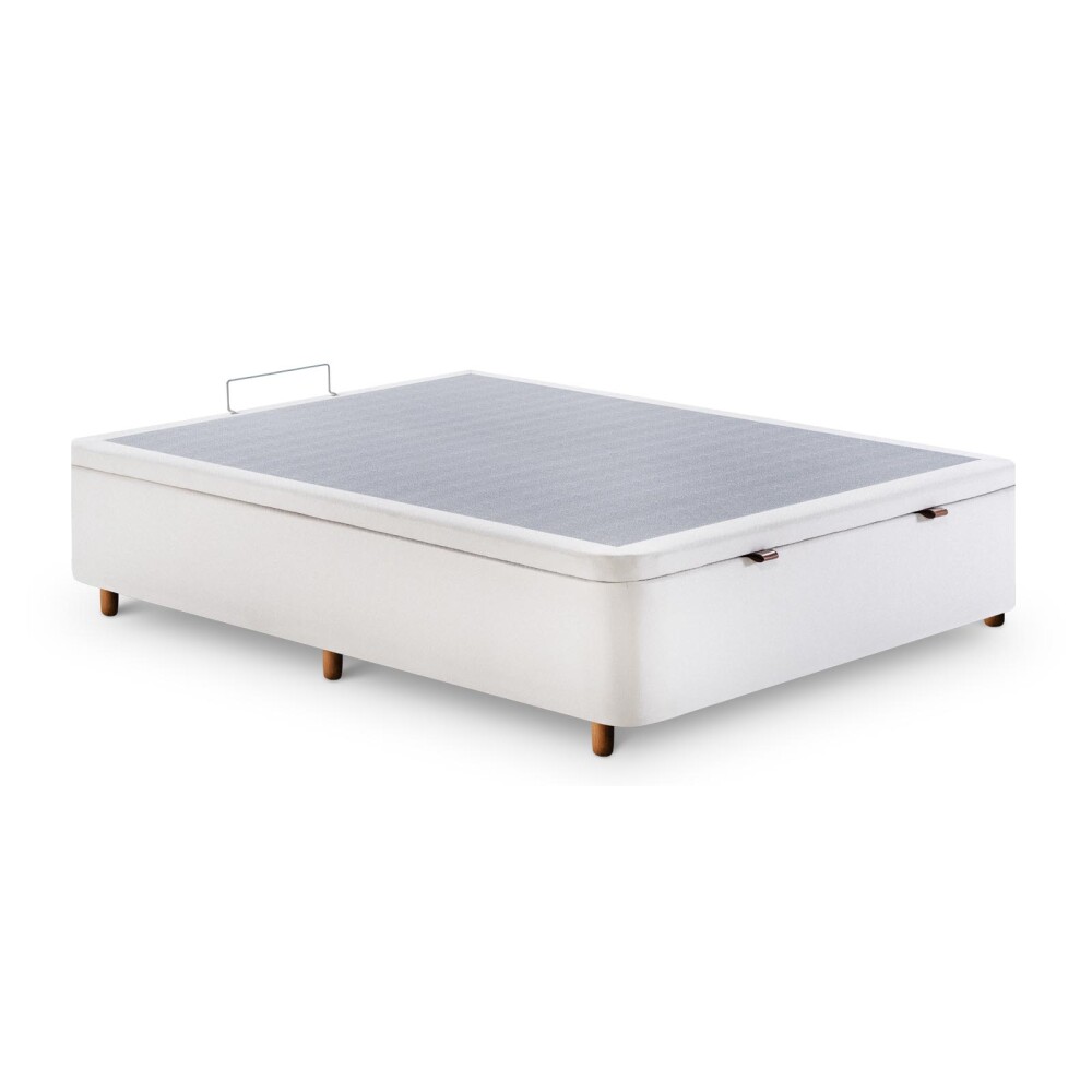 BOX BAÚL 2 PLAZAS MADERA NATURAL-BEIGE PREMIUM