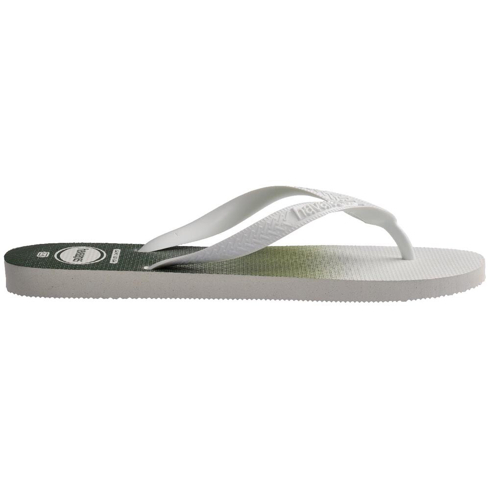 Sandalias Havaianas Top Basic FC Hombre Blanco Blanco Verde