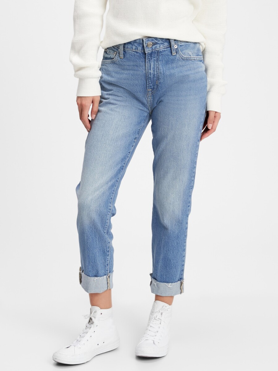 Jean Slim Boyfriend Mujer - Medium Brinkley 