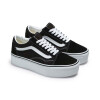 Old Skool Stackform - Mujer Suede/canvas Black/true White