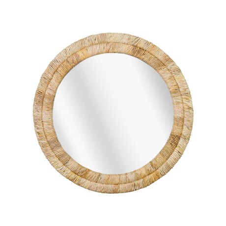 ESPEJO SMALL VIDRIO NATURAL-BEIGE LAUREL