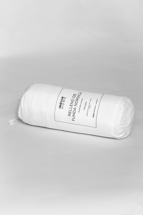 Relleno Funda Nórdica 1 Plaza Microfibra Washed Blanco
