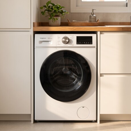 LAVARROPAS HOGARON CAPACIDAD 10,5KG CARGA FRONTAL Lavarropas HOGARON LHOG105 Carga Frontal 10,5 Kg Inverter BLDC 1400 RPM 16 Programas Inicio Diferido - White