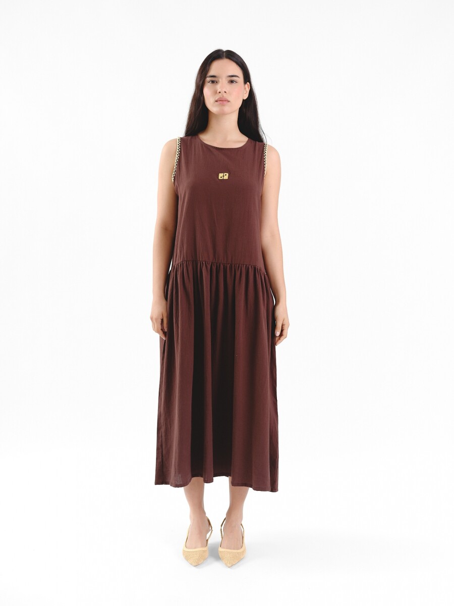 Vestido Picnic - Chocolate 