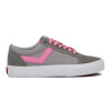 Pony Champion Old School Casual Lona-Gamuza Gris/Rosado Gris-Rosado