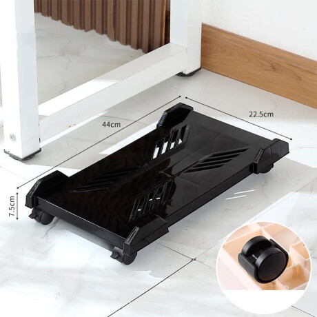 Soporte CPU Torre Computadora con Ruedas 44x22cm 913-1 NEGRO