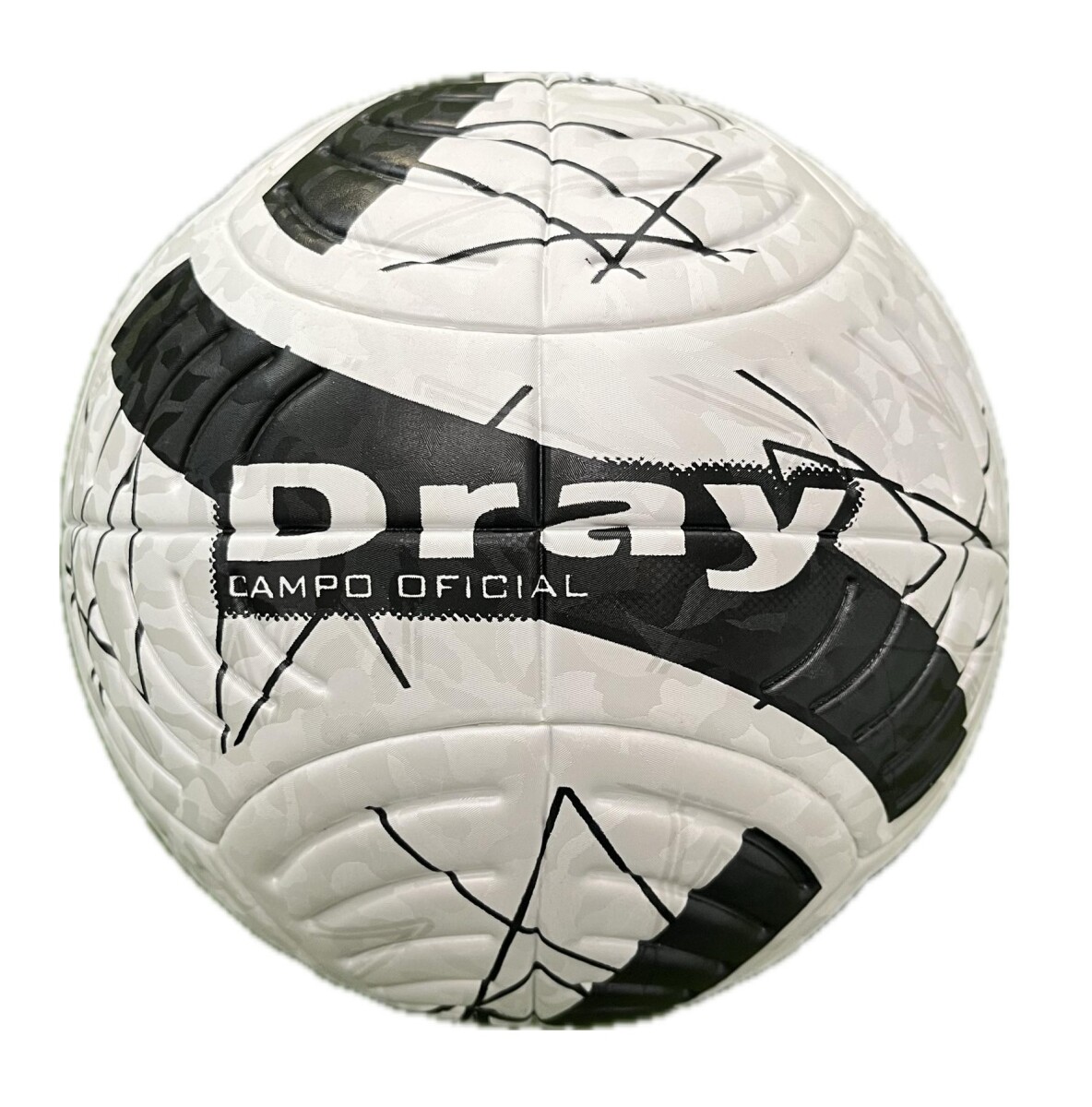 Pelota futbol 11 N°5 blanco/negro Dray 