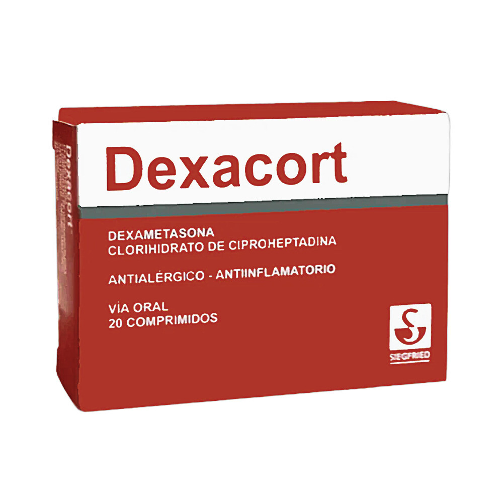 DEXACORT CJ X 20 COMPRIMIDOS única