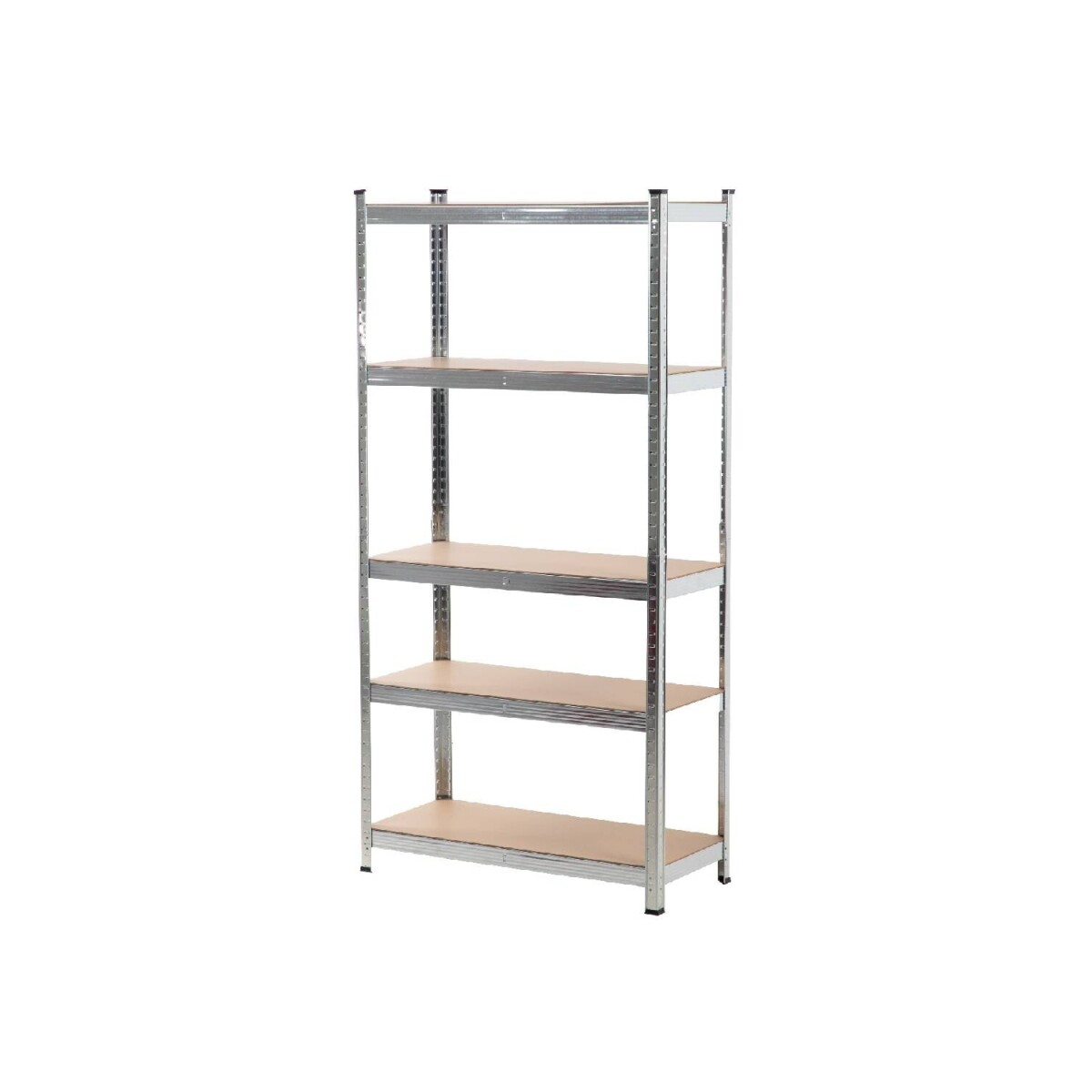 Estanteria de madera 5 estantes 180x90cm - Gris 