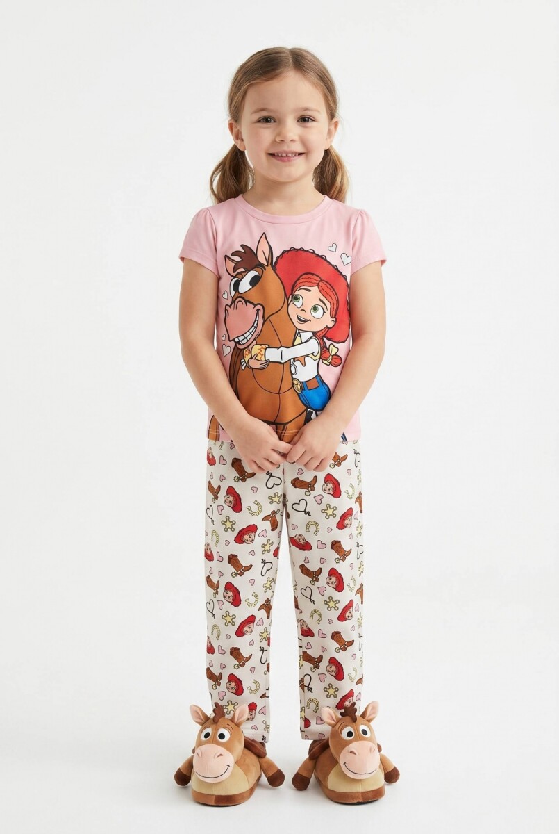 Pijama m/c largo niña toddler TOY STORY - Crudo 
