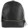Mochila Canva en cuerina con doble cierre Negro