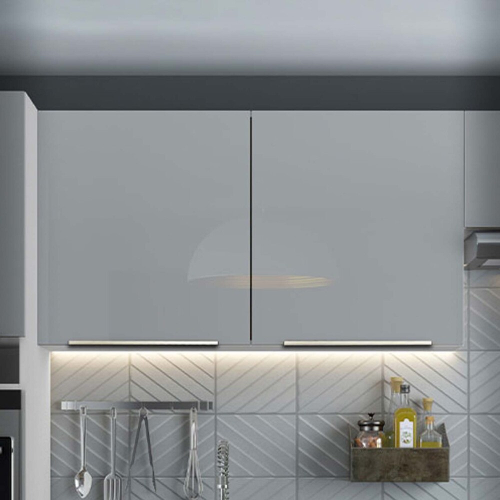 AEREO 120 CM MDP-Y-VIDRIO BLANCO LUX