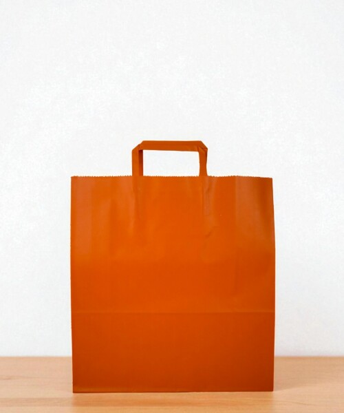 Bolsa lisa acuario 30x12x32 cm NARANJA