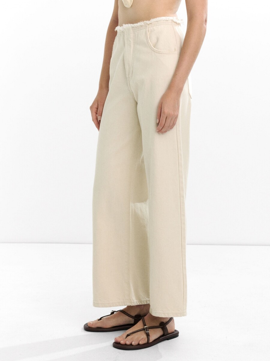 Pantalón Vaquero 100% Algodón crudo