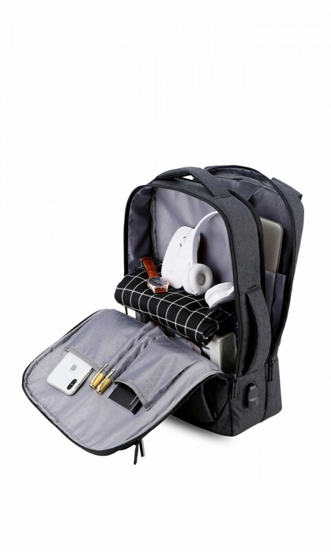 MOCHILA EL IMPARCIAL Negro