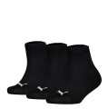Medias de Mujer Puma Plain Quarter Socks X3 Negro